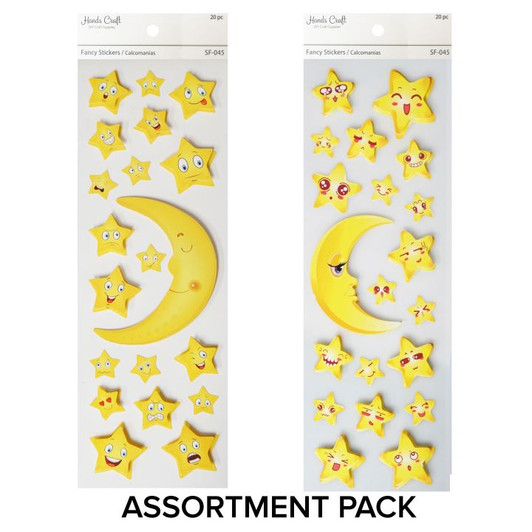 Celestial Smiley 3D Sticker Celestial Smiley 3D Sticker