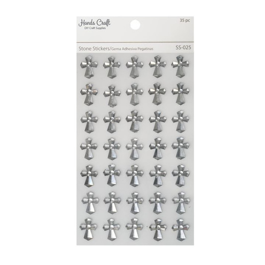 crystal cross, self-adhesive crystal cross, self-adhesive