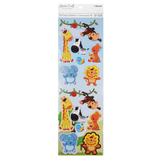 Safari 3D Animal Sticker Safari 3D Animal Sticker