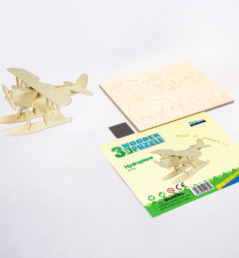 Hydroplane DIY 3D Wooden Puzzle Hydroplane DIY 3D Wooden Puzzle