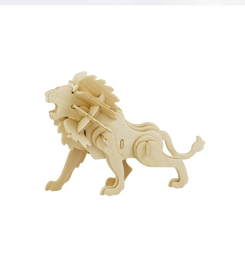 LION DIY 3D Wooden Puzzle LION DIY 3D Wooden Puzzle