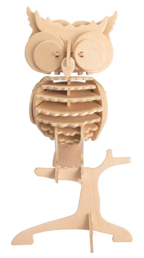 DIY 3D Wooden Puzzle: Owl DIY 3D Wooden Puzzle: Owl