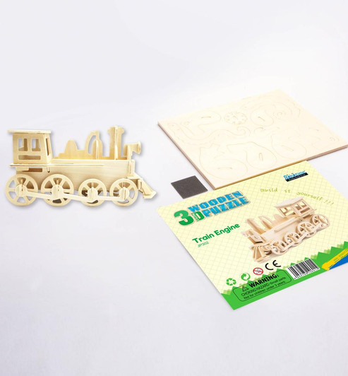 DIY 3D Wooden Puzzle: Traing Engine DIY 3D Wooden Puzzle: Traing Engine