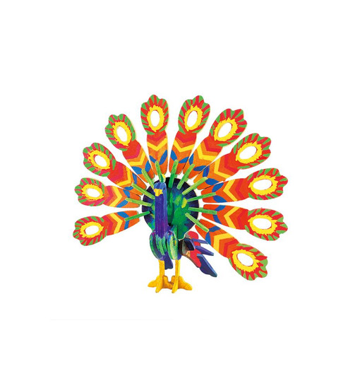 DIY 3D Wooden Puzzle:Peacock DIY 3D Wooden Puzzle:Peacock