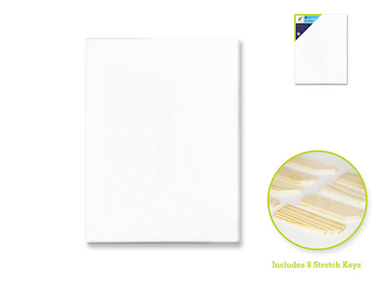 Stretch Artist Canvas: Rect. 16"x20" Primed Back-Stapled Stretch Artist Canvas: Rect. 16"x20" Primed Back-Stapled