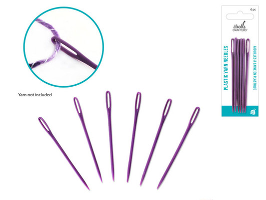 Needlecrafters: Yarn Finishing Needles 3.5" x 6 Pc.