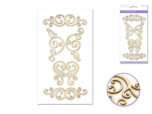Paper Craft Embellishments Laser Cut Wood 4.5"x7.7" Paper Craft Embellishments Laser Cut Wood 4.5"x7.7"