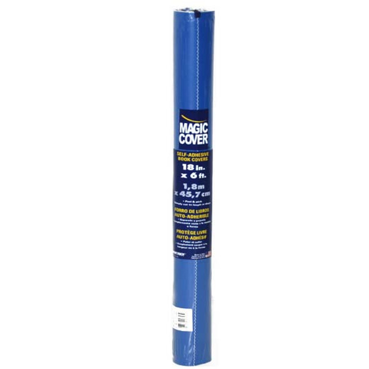 Magic Cover ''Solid Blue'' 18''x9ft'' Self-Adhesive