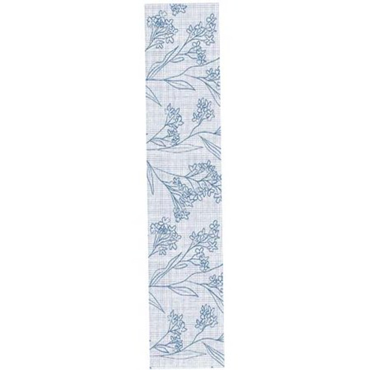 Magic Cover, "Lyla Blue Accent Liner" Self-Adhesive 18" x 9 ft.