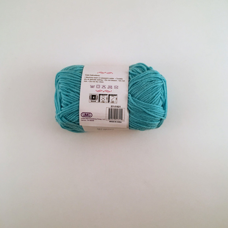 Craftlits-Choice 100% Acrylic Yarn (LIGH-BLUE) 2OZ #4 MD 4-STRAND