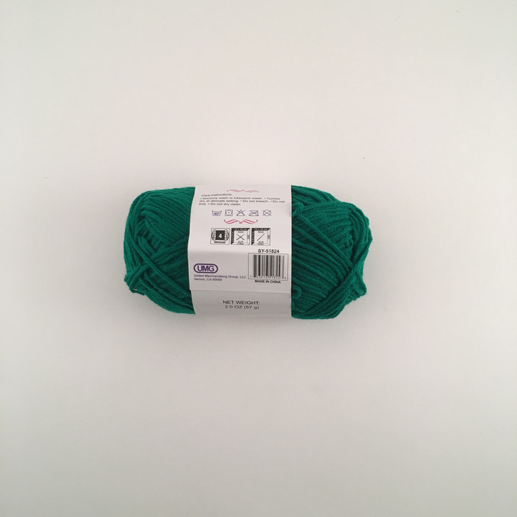 Craftlits-Choice Full Acrylic Yarn (EMERALD GREEN) 2OZ #4 MD 4-STRAND