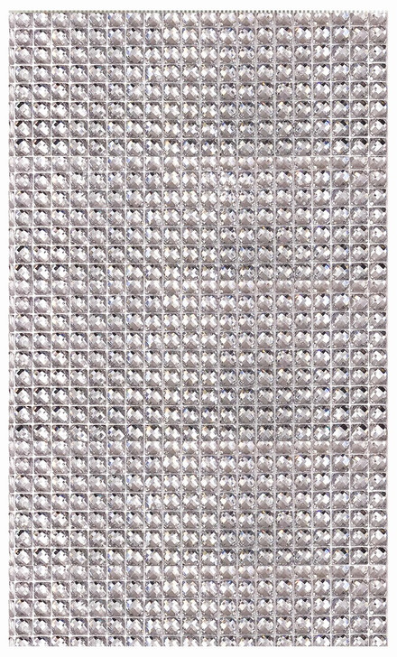 Rhinestone Sheet Strip- Silver - CRAFTLITS