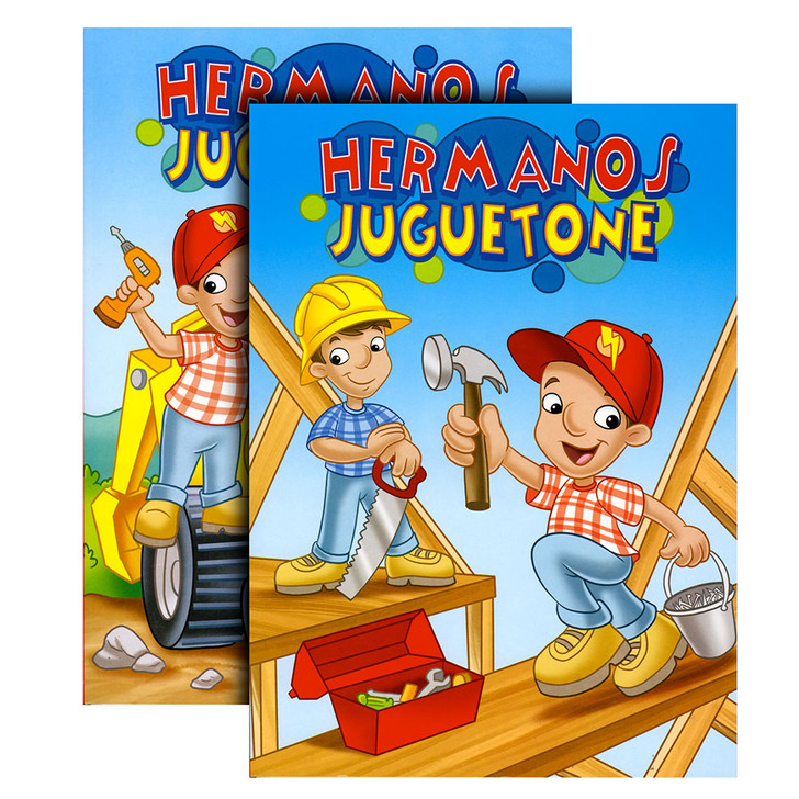 HERMANOS JUGUETONE Libro Para Colorear Y Actividades 112Pg.