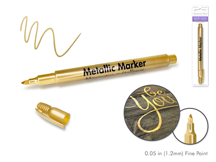 Metallic Marker: 1.2mm Fine Point  Permanent -Item# SW460A