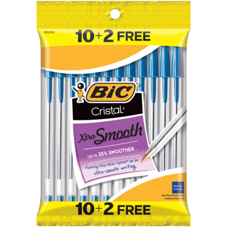 bic blue pen