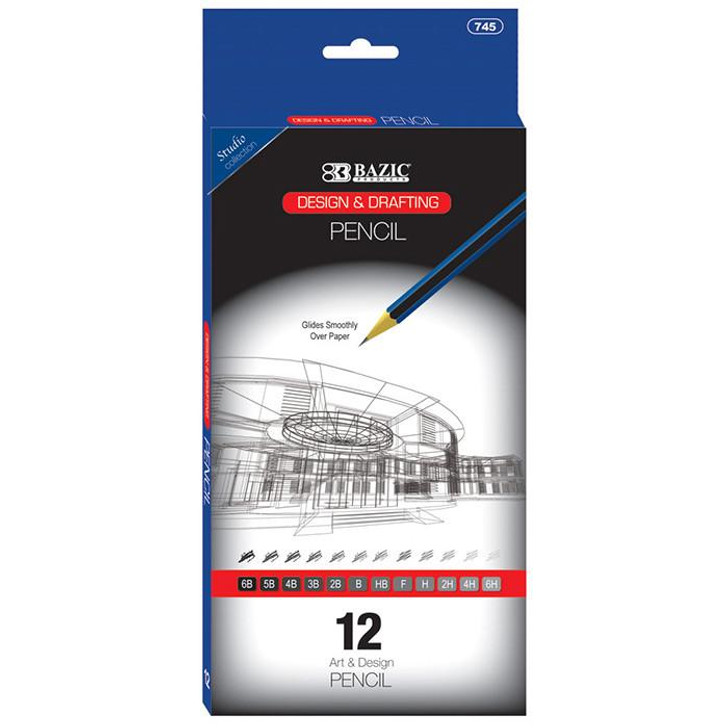 Bazic Colored Pencils 12 Pack