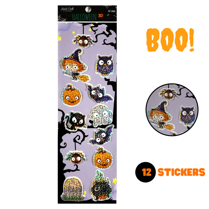 Holograph Halloween sticker