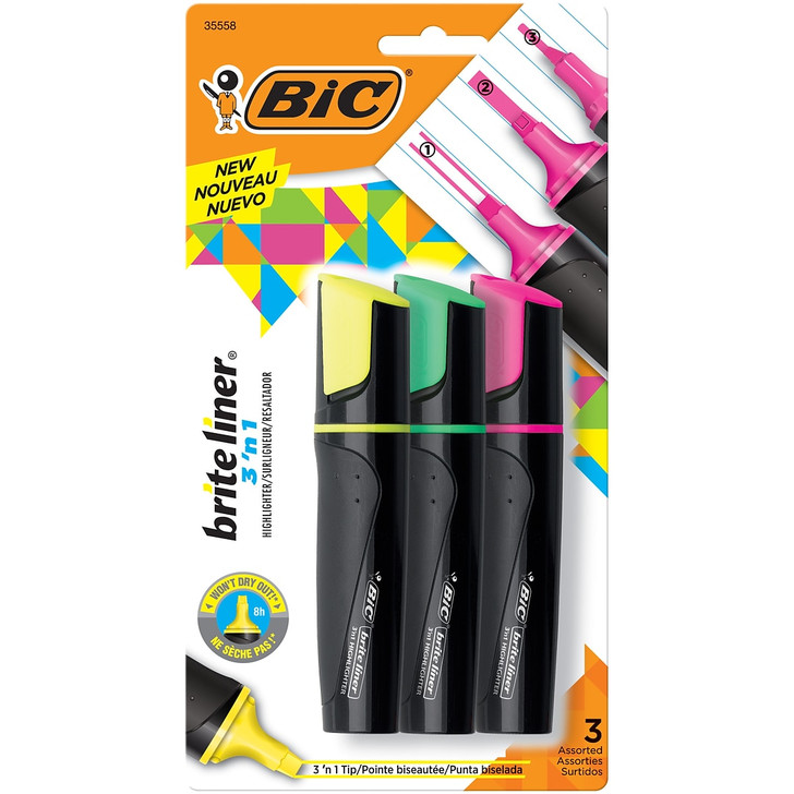 BIC 3-IN-1 HIGHLITHER