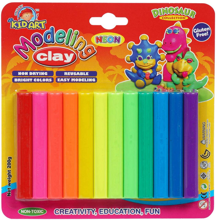 KIDART Brand Bright Colors Modeling Clay