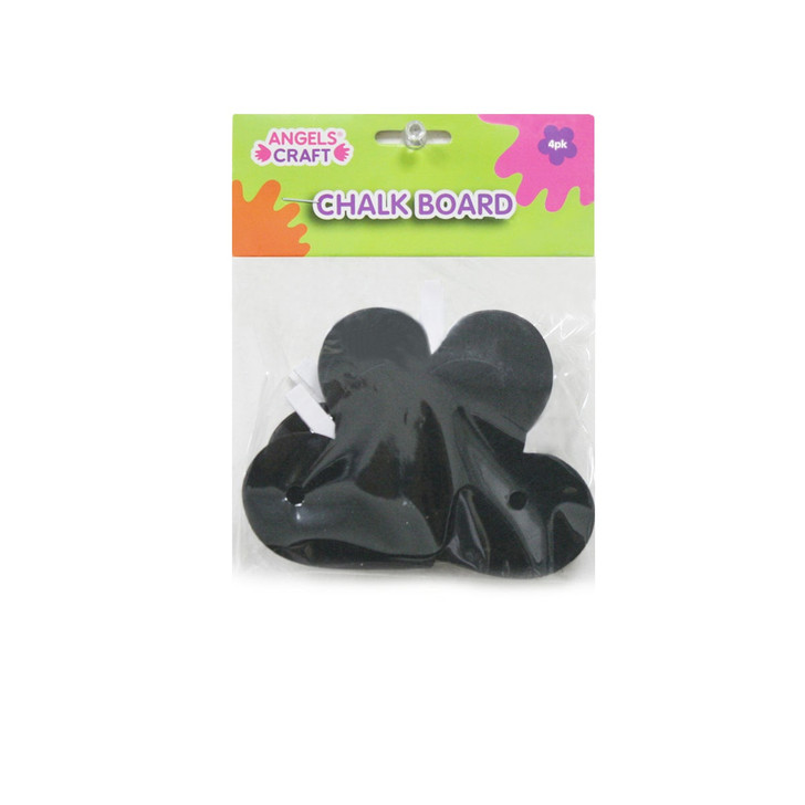 Chalkboard Clamps, Heart Shape Design 4-Pk