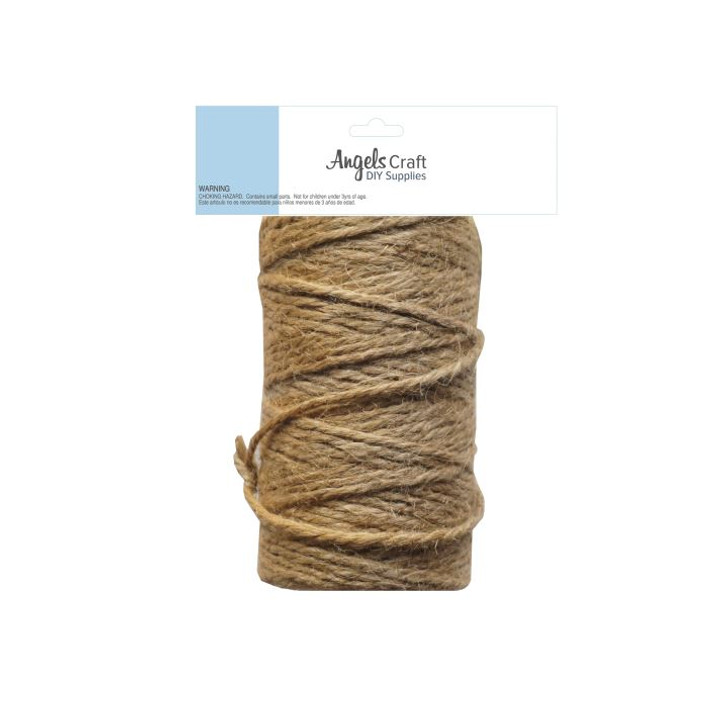 Jute Cord Natural Accent, 39mtr Roll.