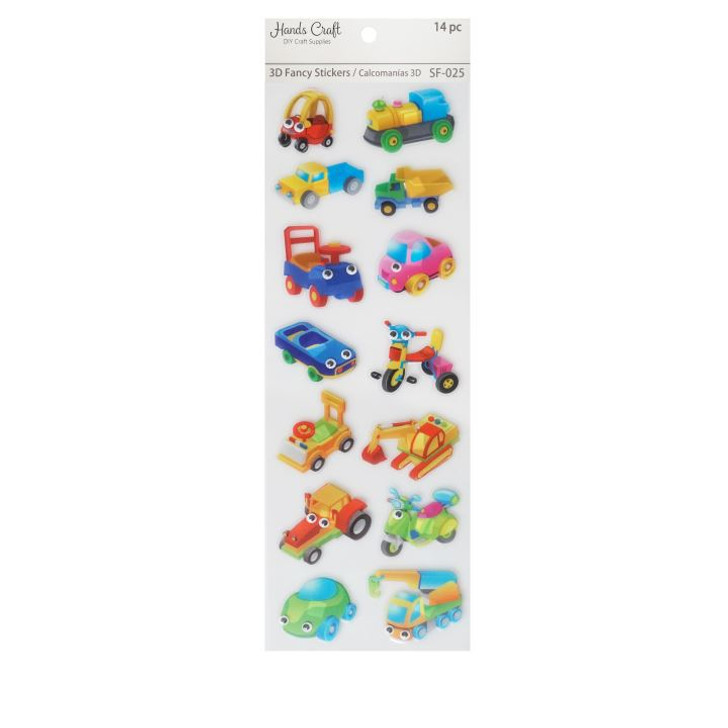 Fun Car 3D Stickers