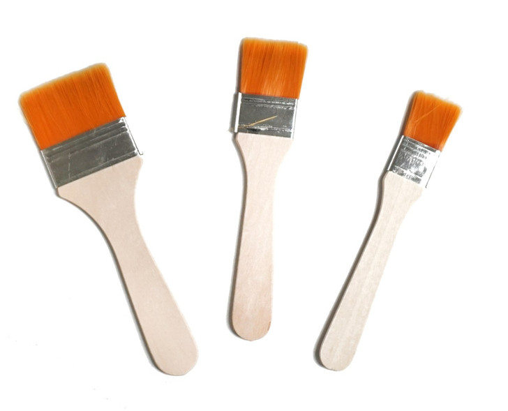 Natural Paint Brush Set ,3ct, Assorted Size