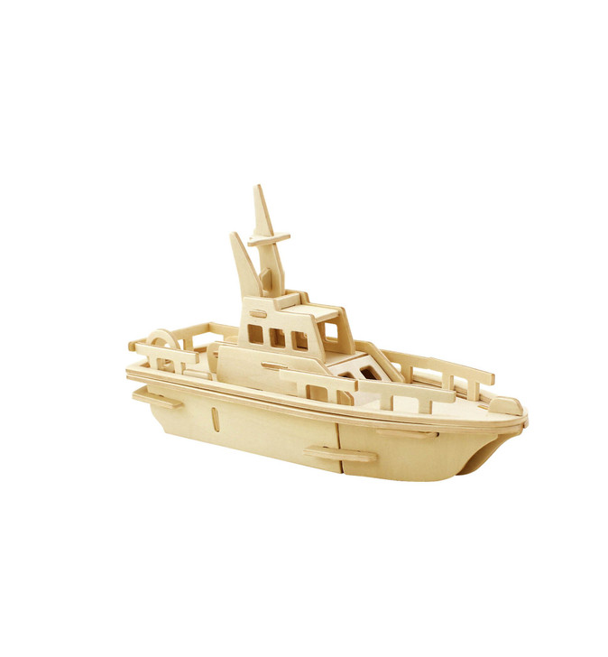 DIY 3D Wooden Puzzle: Lifeboat