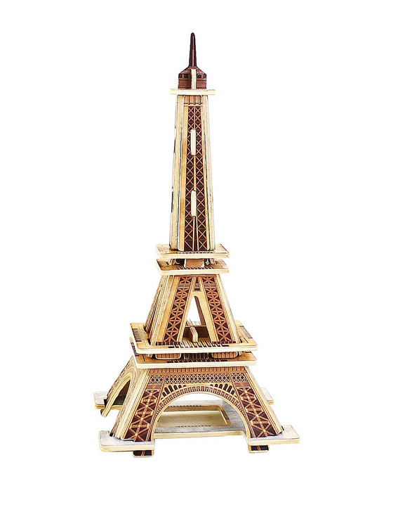 DIY 3D Wooden Puzzle: Eiffel Tower