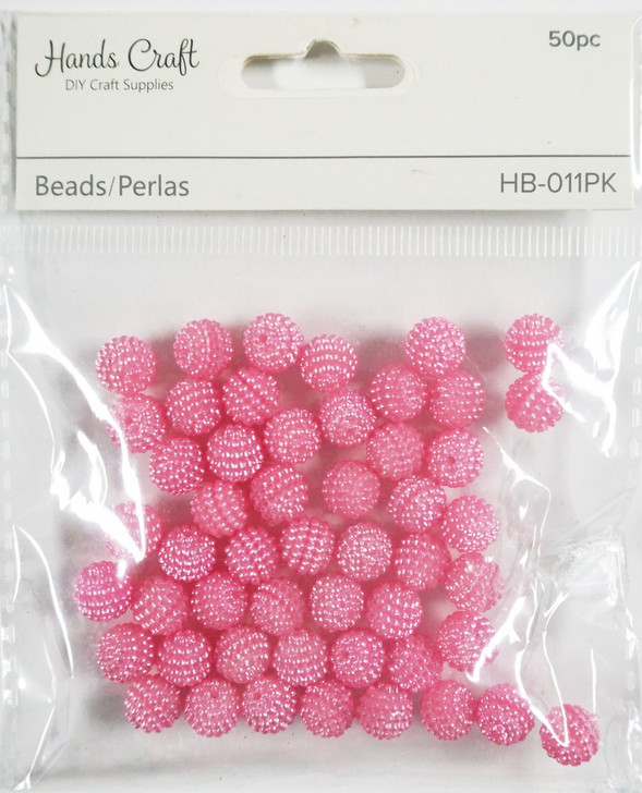 Hand Crafts Beads, Small Poppy Beads, 50pc, 13mm