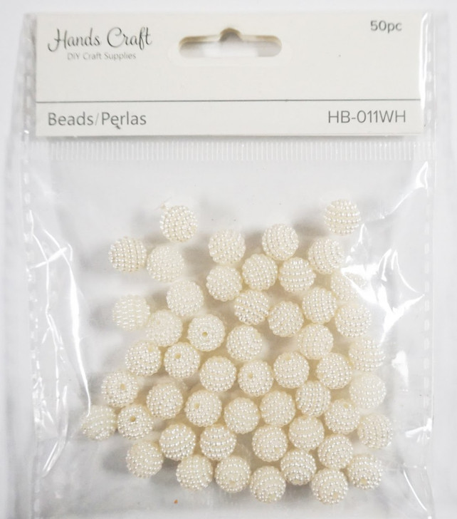 Hand Craft Beads, Small Poppy Beads, 50pc, 13mm