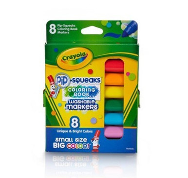 Crayola 8 ct. Washable Coloring Book Pip-Squeaks Markers – 365 Wholesale