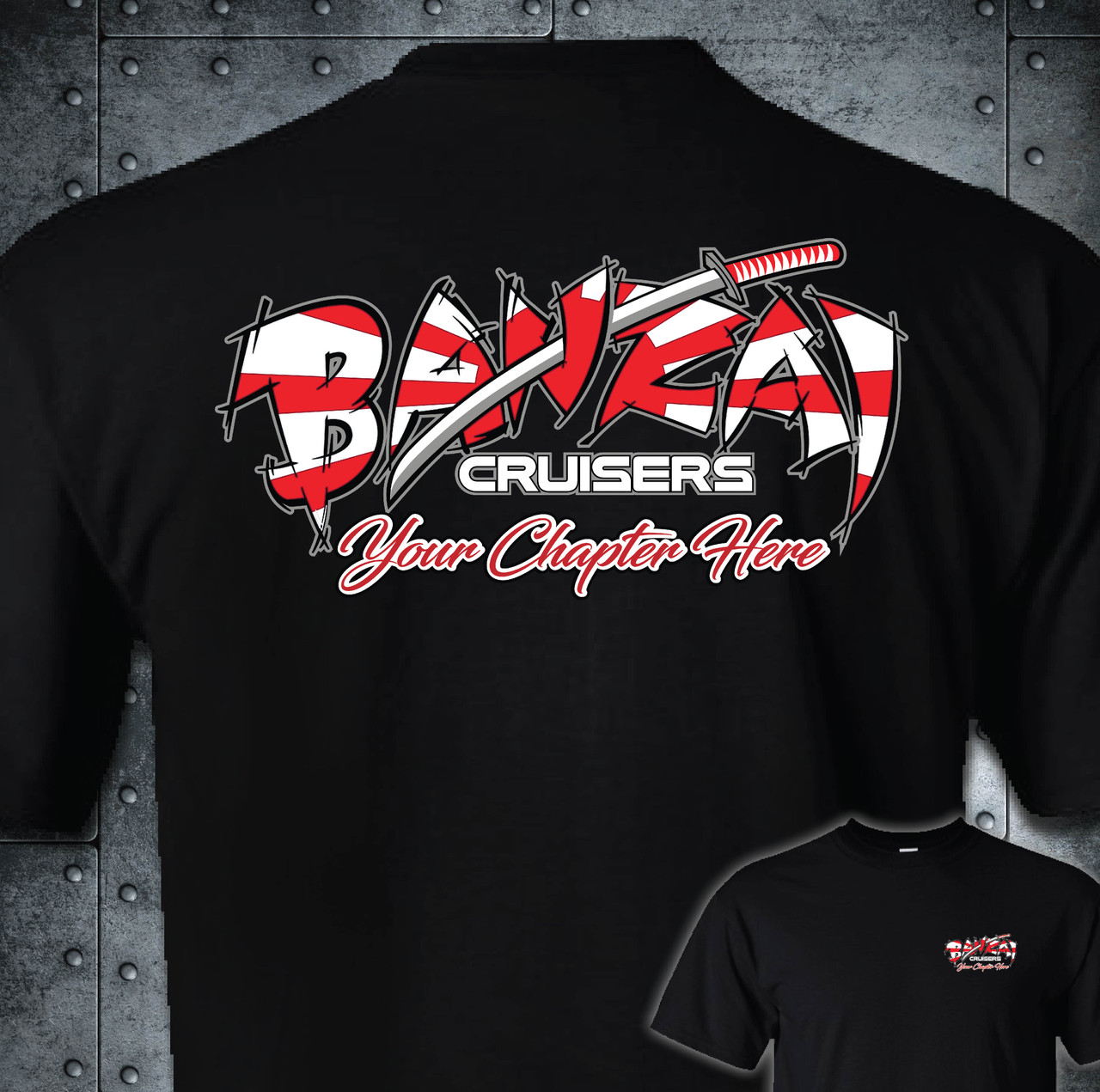 BANZAI トップス Banzai Adult T-Shirt | Basic Logo Design