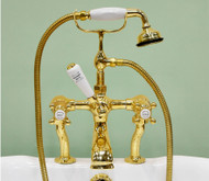 Brass mixer taps