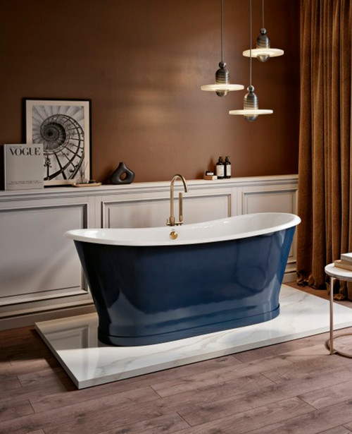 Astonian Grande Epoca 1770x730mm cast iron roll top bath