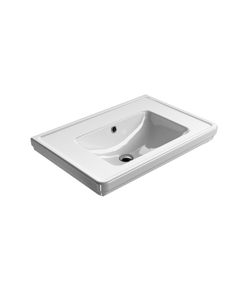 Carlton 75cm no-taphole basin