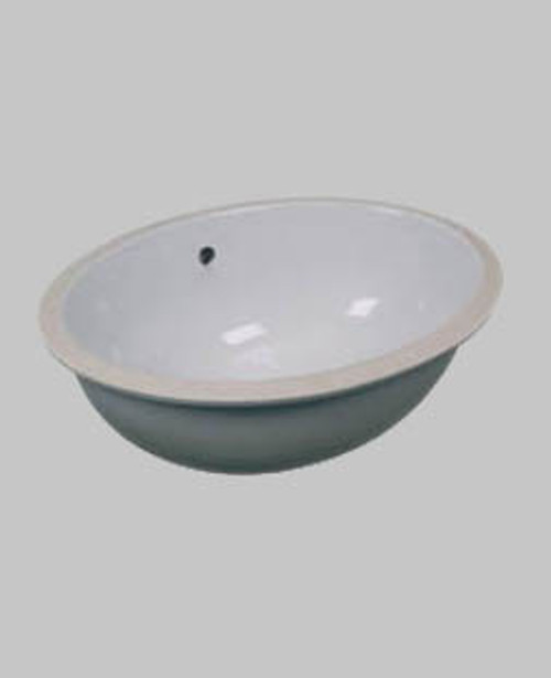 Astonian No.21 505x372 oval underslung fully glazed basin