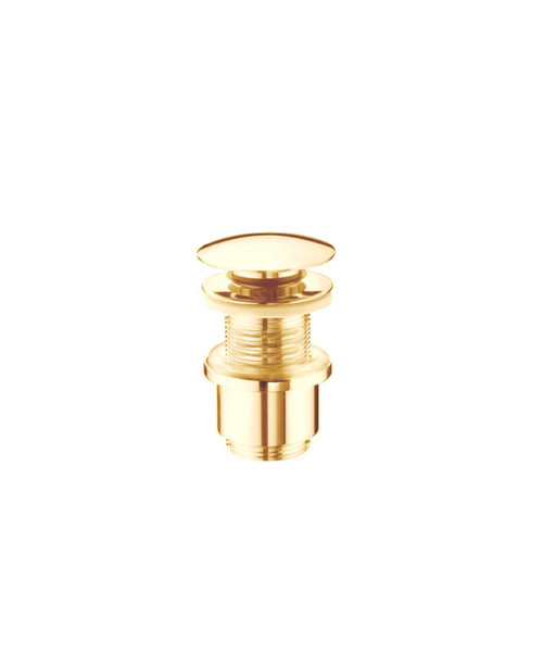 Axis 1.25inch unslotted klik basin waste scuffed brass