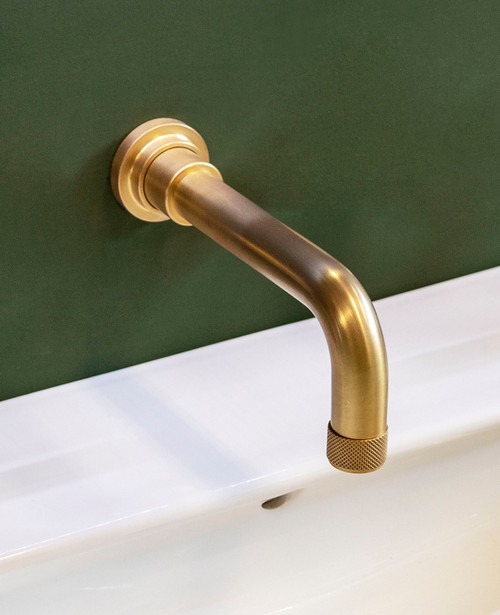 Axis 190mm x 1/2inch spout scuffed brass