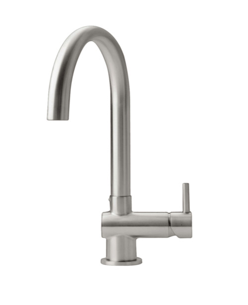 Astonian Z182 1-hole kitchen sink mixer polished stainless steel