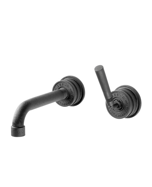 soho wall mounted basin mixer weathered black