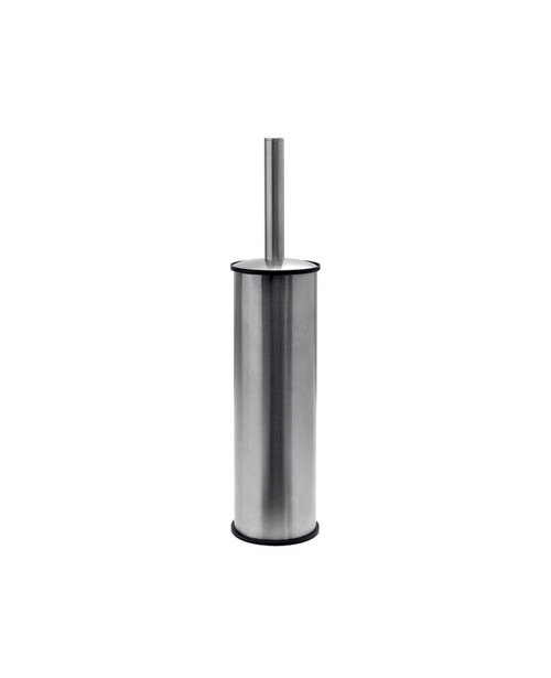 Evolution floor standing toilet brush brushed stainless steel