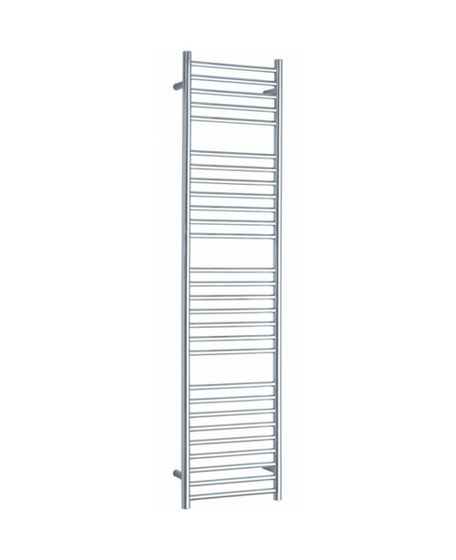 Astonian 1650Hx400W hot water brushed stainless steel towel radiator