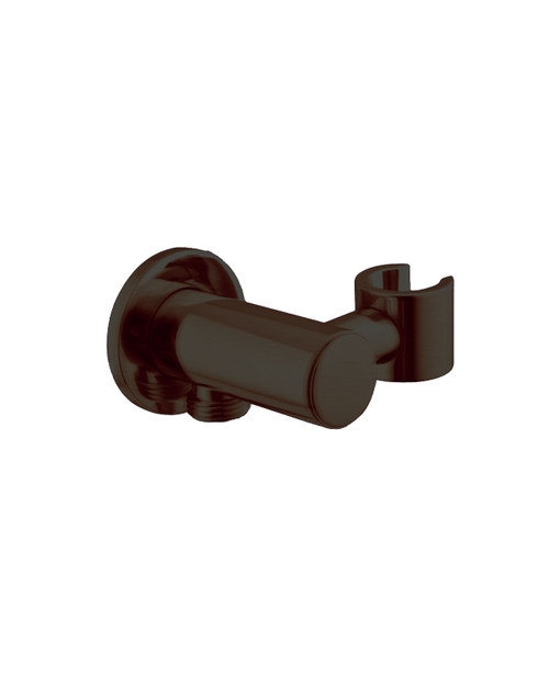 Alto handshower holder and wall outlet urbanite bronze