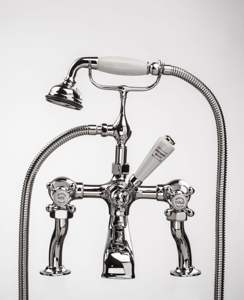 Tradition bath mounted bath/shower mixer - finish options