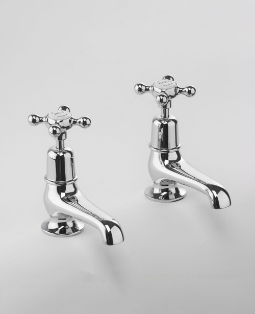 Tradition basin pillar taps 4inch spout (pair) - finish options