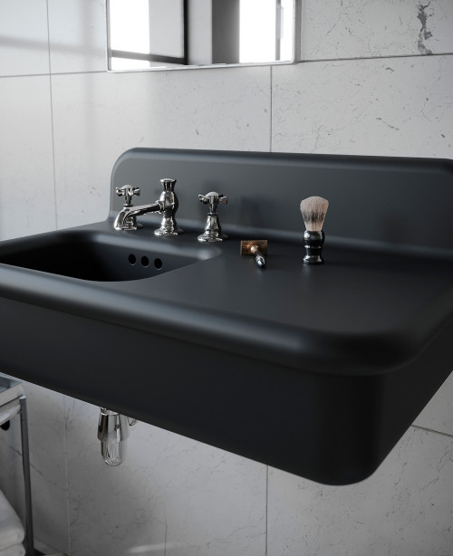 Astonian Roma 80cm 1-taphole roll top basin | Aston Matthews Bathrooms
