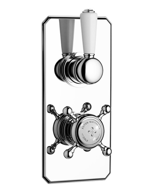 Astonian Original concealed thermostatic shower valve - finish options