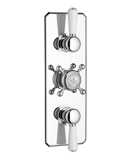 Astonian Original 2922 concealed thermostatic dual outlet shower valve - finish options