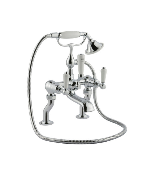 Astonian Cadogan ceramic lever deck mounted bath shower mixer - finish options